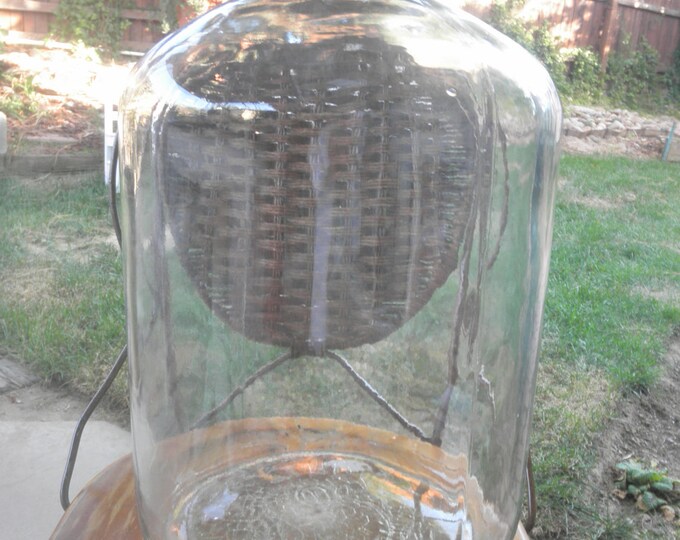 Vintage Carboy, 1972 6 1/2 Gallon Glass Water Cooler Bottle, Owens