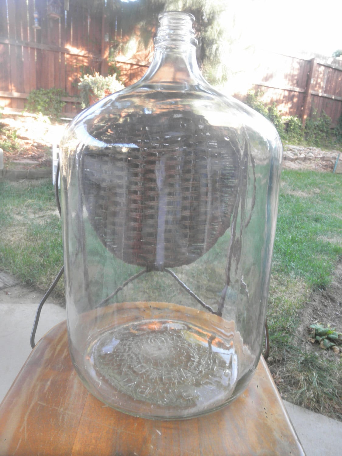 Antique Glass Water Cooler at Oleta Davis blog