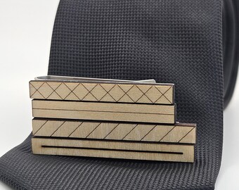 Wooden Tie Clips | Laser Engraved |