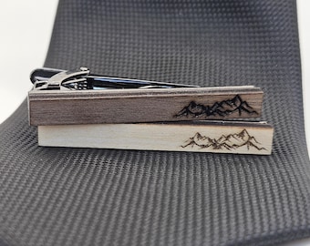 Wooden Tie Clip