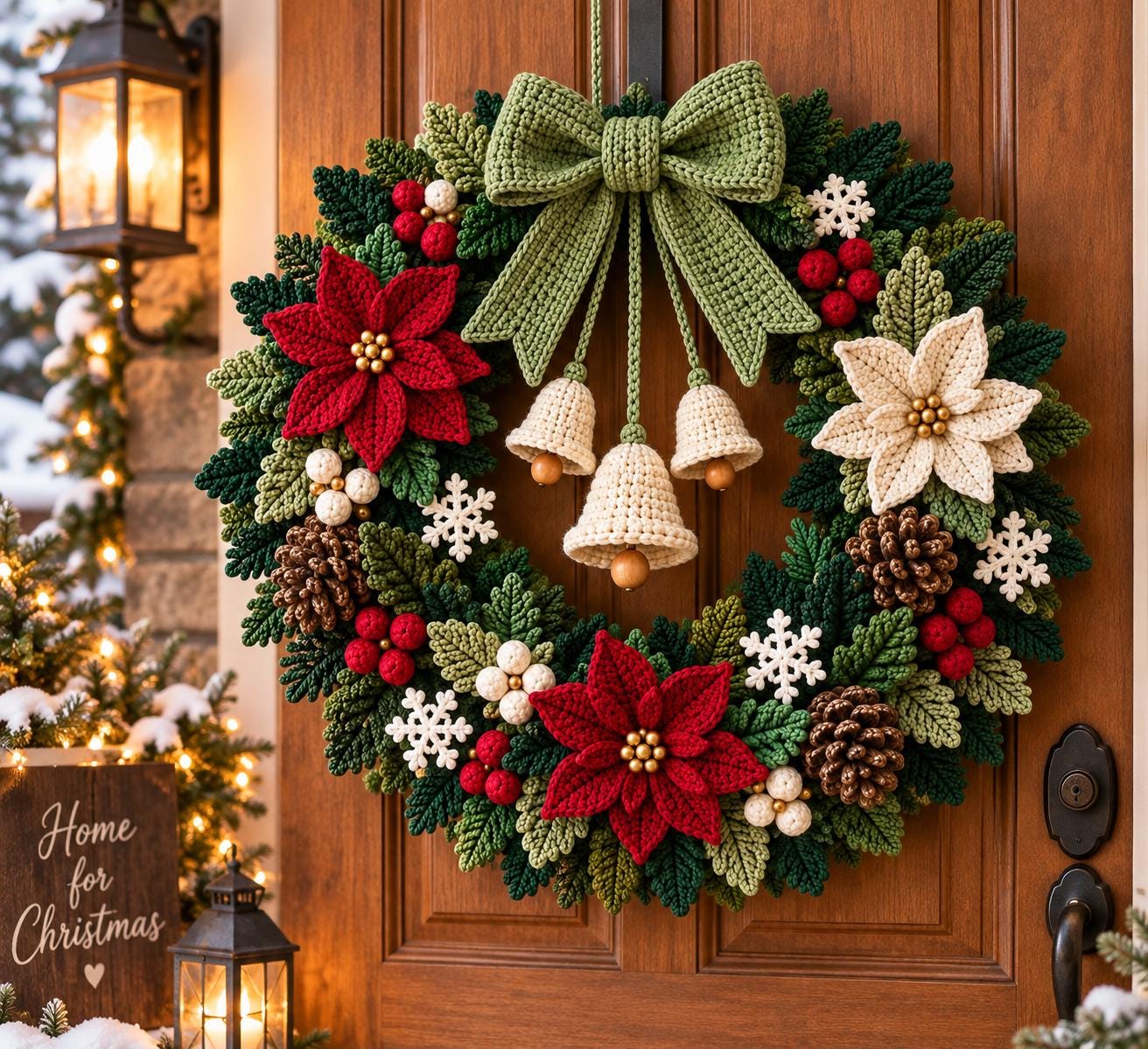 Weihnachtlicher türschmuck