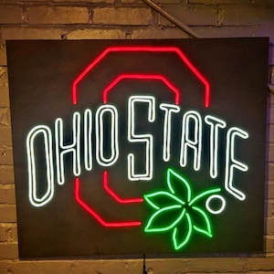 Ohio State Buckeyes Neon Sign - Etsy