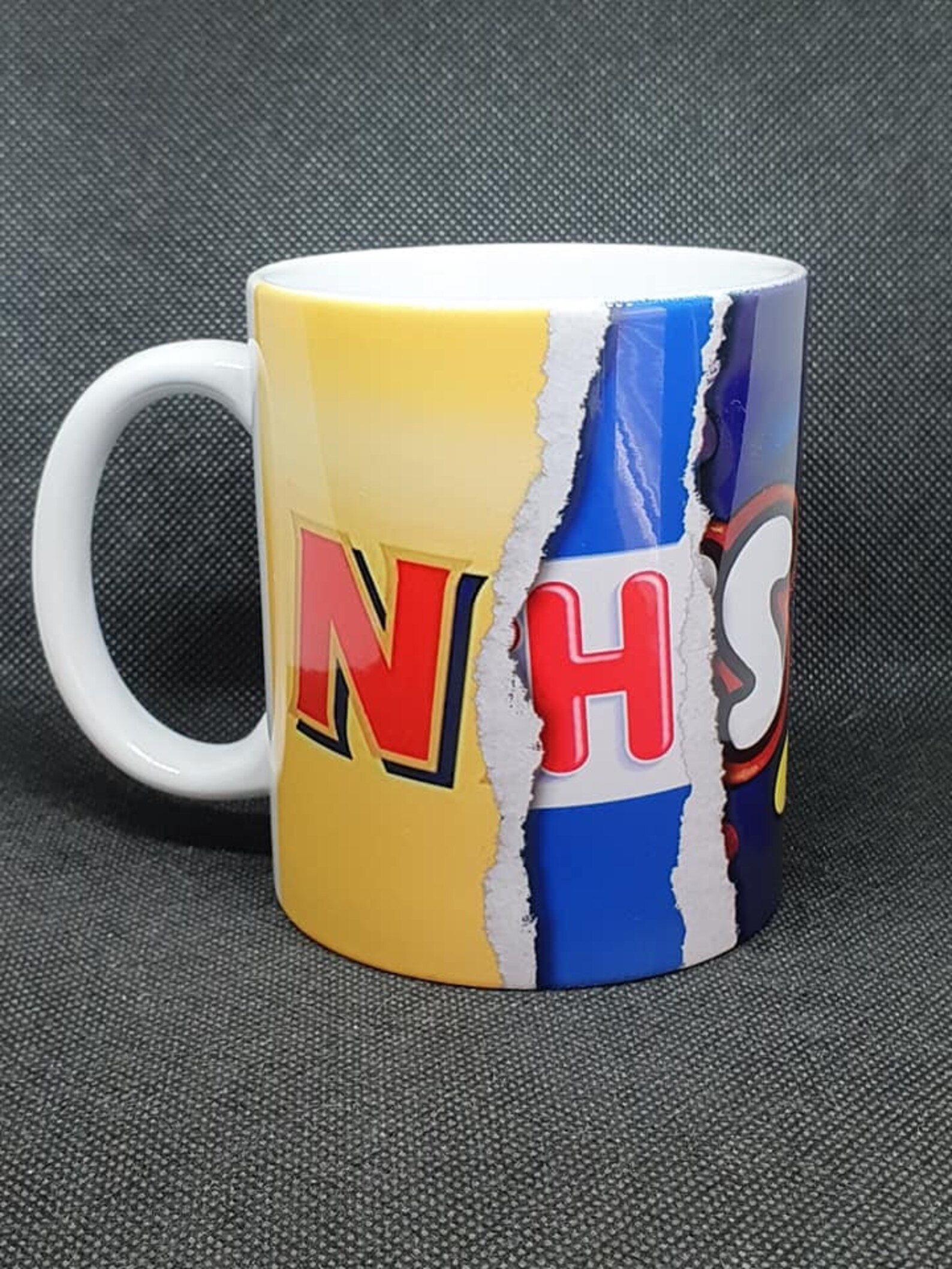 NHS Hero Mug Chocolate wrapper mug Etsy