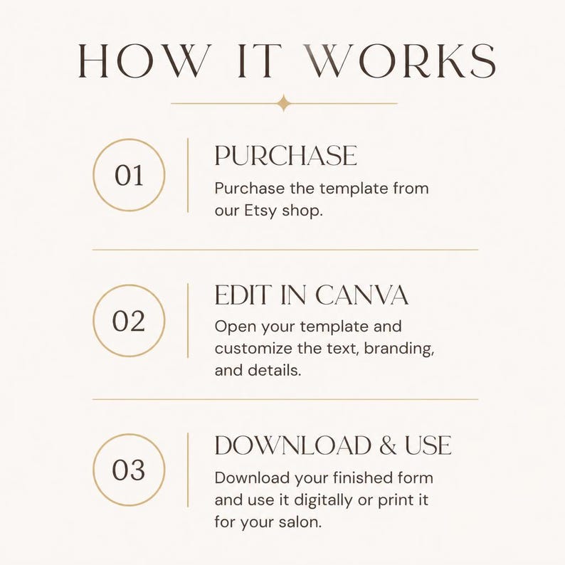 Luxury Nail Salon Consultation Form, Client Intake Template (digital ...
