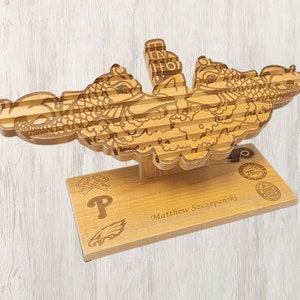 Submarine Custom Logo Military Challenge Coin Display, Engraved Military Coin Holder, Submarine Warfare Device, Navy Coin Display
