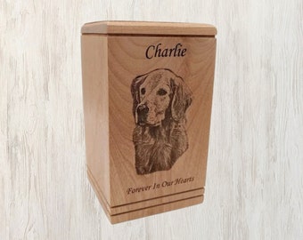 Cremation Pet Urn for Dogs and Cats, Pet Memorial Pet Urn for Ashes, Custom Engraved and Personalized