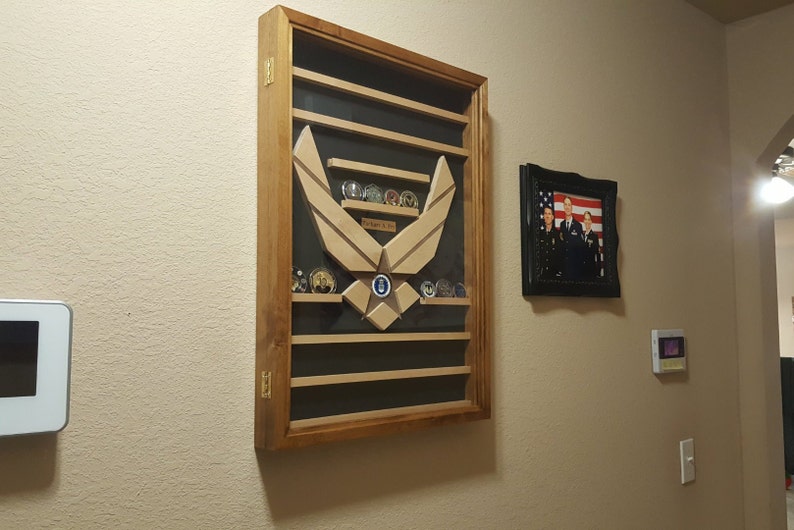 Air Force Challenge Coin Display Case Wall Mount Military Holder 50 Count Retirement Gift - Coin Wall Display Case Air Force Challenge Coin Display Case Wall Mount Military Holder 50 Count Retirement Gift - Coin Wall Display Case