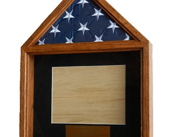 gift jewelry presentation box Military Flag Certificate Box, Shadow Box Flag Display Case, Certificate Frame