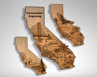 Targa militare californiana incisa personalizzata: legno di ontano, regalo di addio PCS