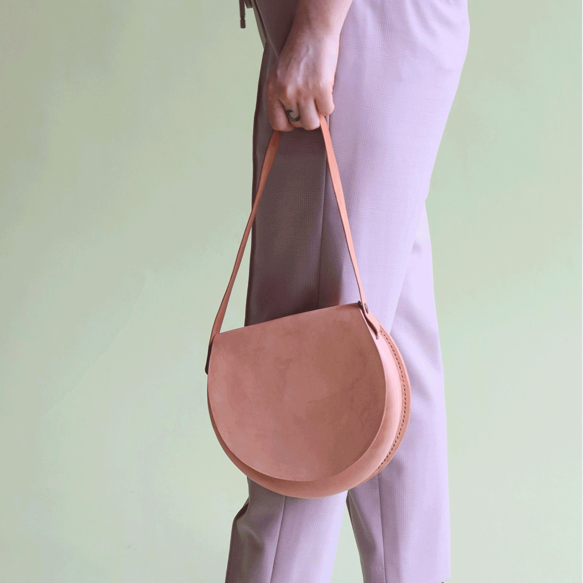 Half Moon Bag in Leather