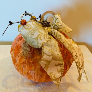 Glass pumpkin