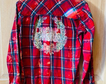 Flanela de Natal tamanho XS