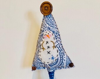 boneco de neve azul espiral