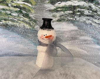 boneco de neve de fuso