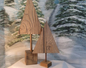 Wooden trees