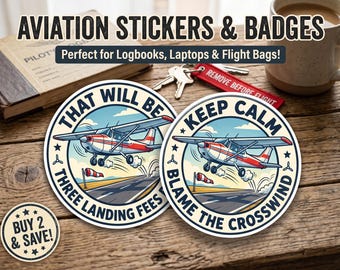 Aviation Stickers and Badges for Private Pilots