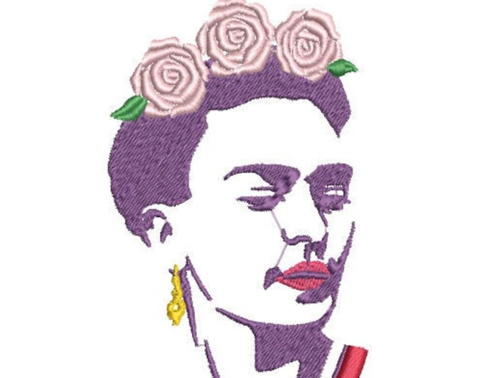 Embroidery design with beautiful roses - Frida machine  - Instant download