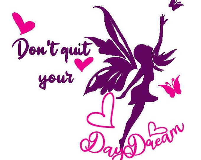 Fairy dream Machine Embroidery design - instant download
