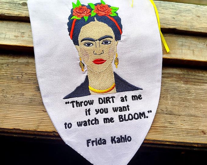 ITH Watch me bloom banner Machine embroidery design - Instant download file