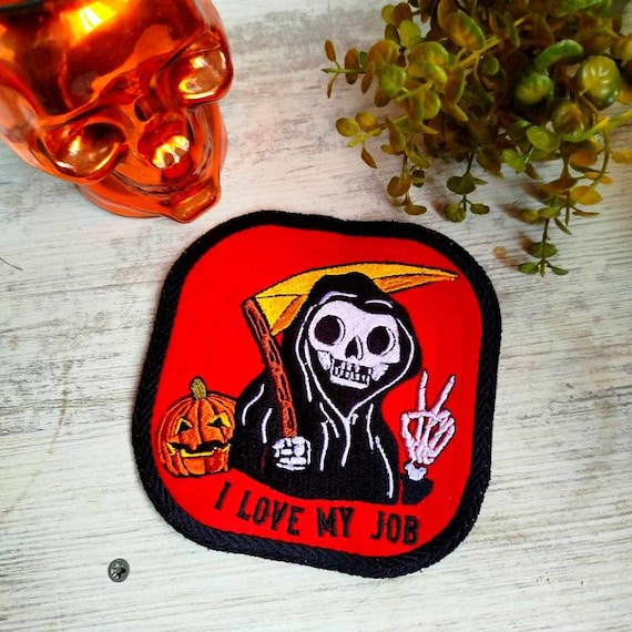 ITH I love my job coaster Machine embroidery design - Instant download file