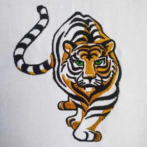 Tiger Machine Embroidery design - Instant download