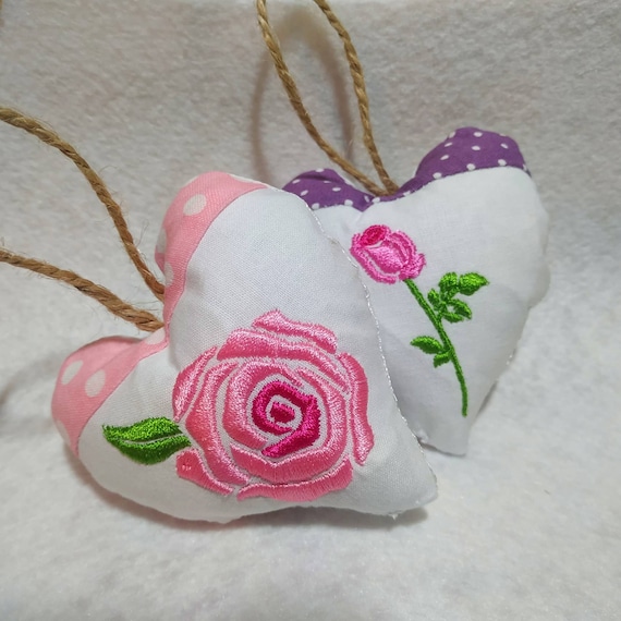 ITH Rose Hearts - Tutorial included - Instant download file
