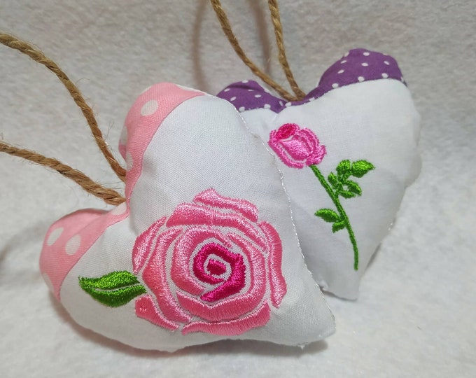 ITH Rose Hearts - Tutorial included - Instant download file