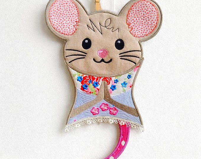 ITH Shirley mouse Machine embroidery design - Instant download file