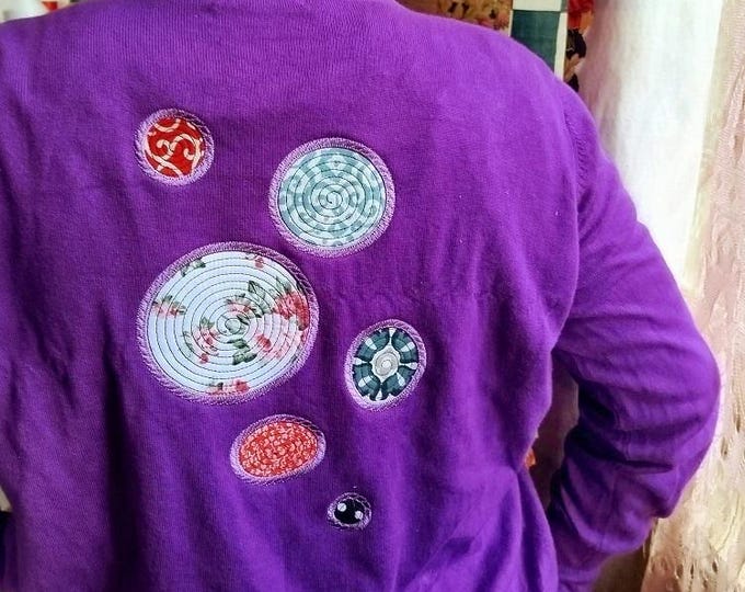 Large hoop circles applique - Machine embroidery design - Instant download file