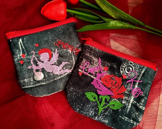 ITH Cupid Little Purses Machine embroidery designs - Instant download files