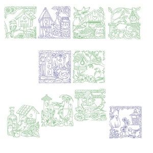 Birds Machine embroidery designs - instant download files