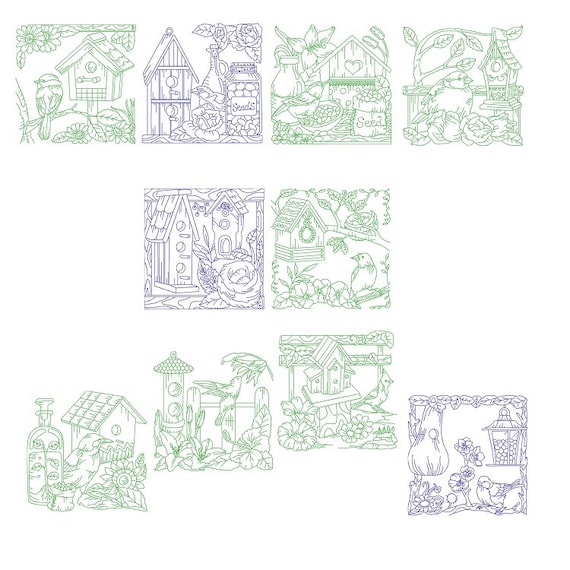 Birds Machine embroidery designs - instant download files