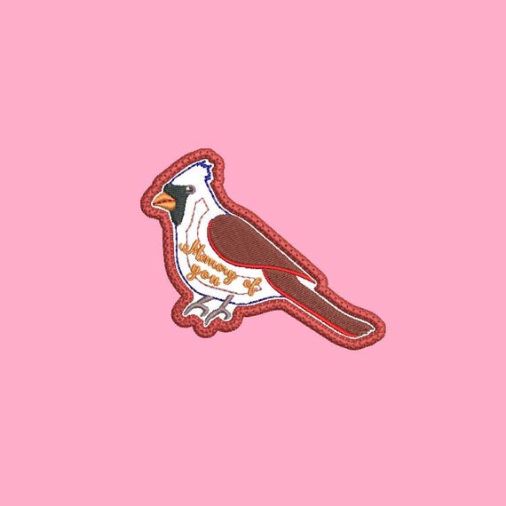 ITH Cardinal 4x4 Machine embroidery design - Instant download file
