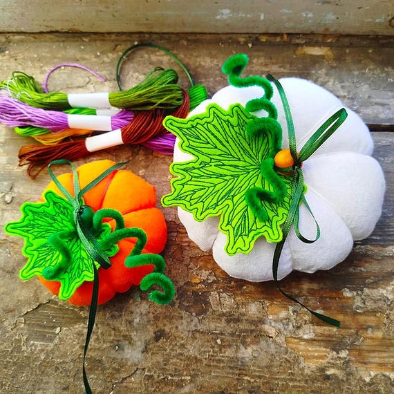 ITH  Pumpkin ornaments Decoration Machine embroidery design - Instant download file