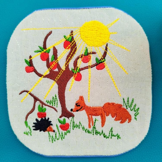 ITH Sweet forest coaster - Machine embroidery design - Instant download file