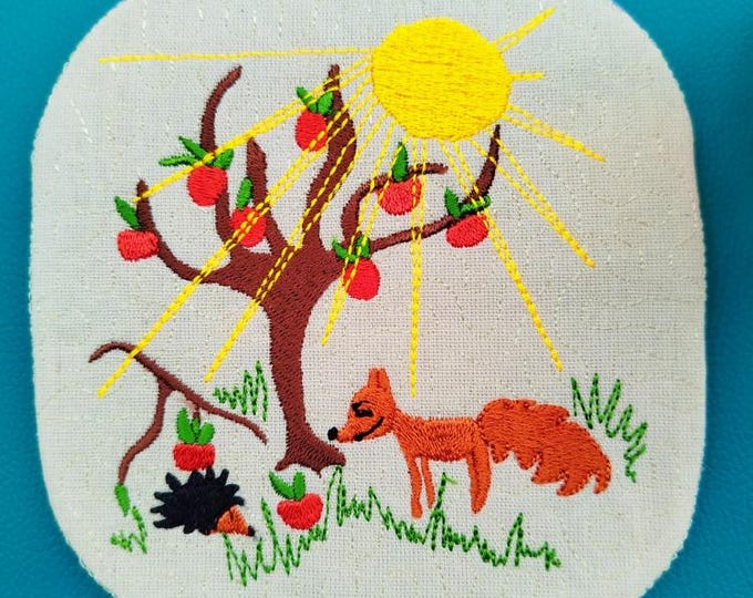 ITH Sweet forest coaster - Machine embroidery design - Instant download file