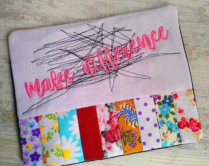 ITH Make difference Mugrug - tutorial included - Instant download file