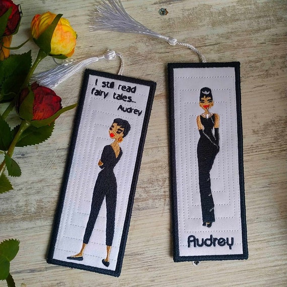 ITH Audrey bookmarks - Machine embroidery design - Instant download file