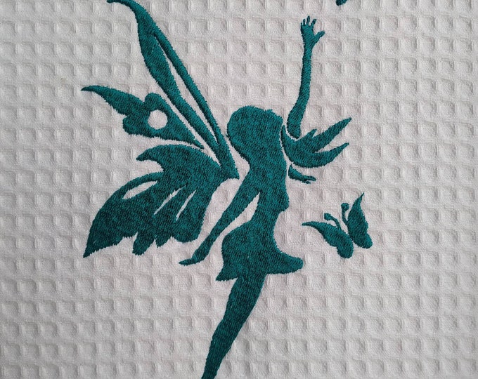 Fairy machine embroidery design - Instant download, digital art file