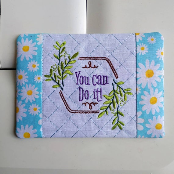 You can do it ITH mugrug Machine embroidery design+ blank mugrug design - Instant download