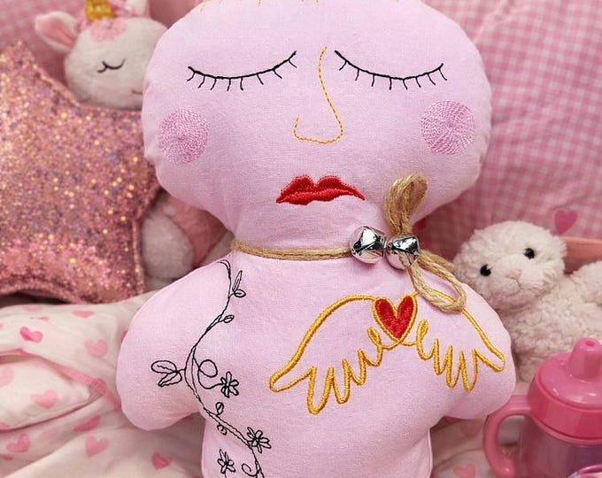 ITH Angel Roselina Machine embroidery design - Instant download file