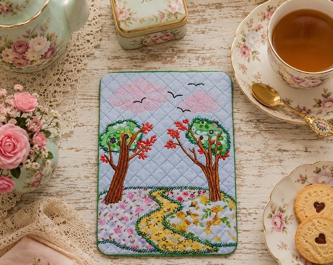 ITH Mugrug about nature Machine embroidery design - Instant download file
