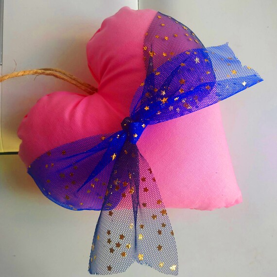 ITH Dainty hearts with bows Machine embroidery design - Tutorial included - Instant download file