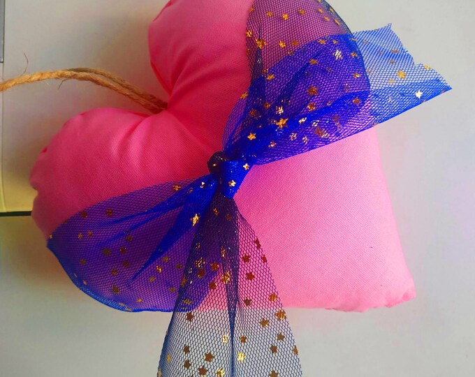 ITH Dainty hearts with bows Machine embroidery design - Tutorial included - Instant download file