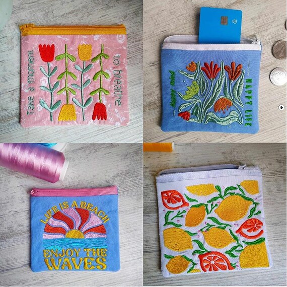 ITH Little purses Machine embroidery designs - Instant download files