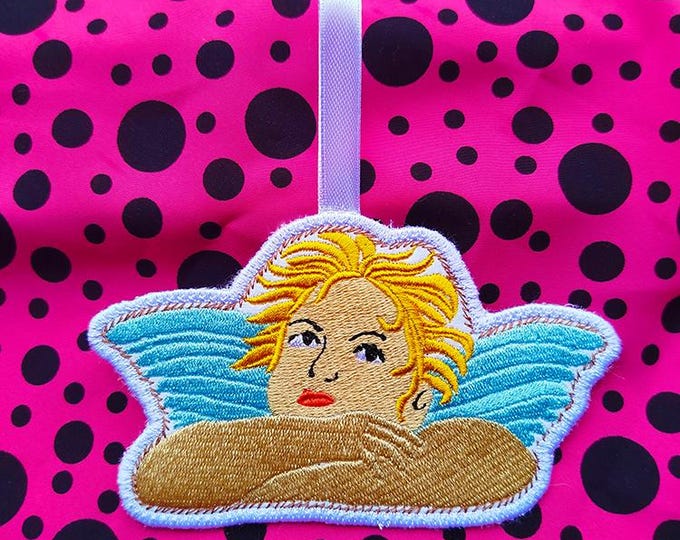 ITH Heavenly angel ornament Machine embroidery design - Instant download file