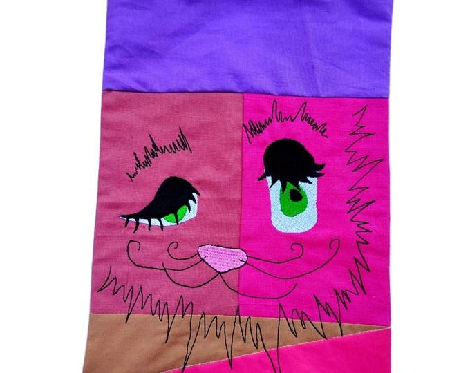 ITH Sleepy cat bag Machine embroidery design - Instant download file