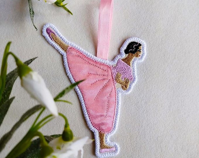 ITH Giselle ornament Machine embroidery design - Instant download file