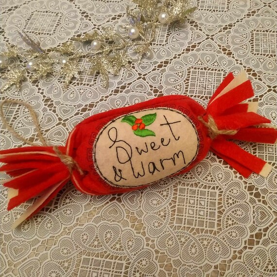 ITH Warm candy Machine embroidery design - tutorial included - Instant download file