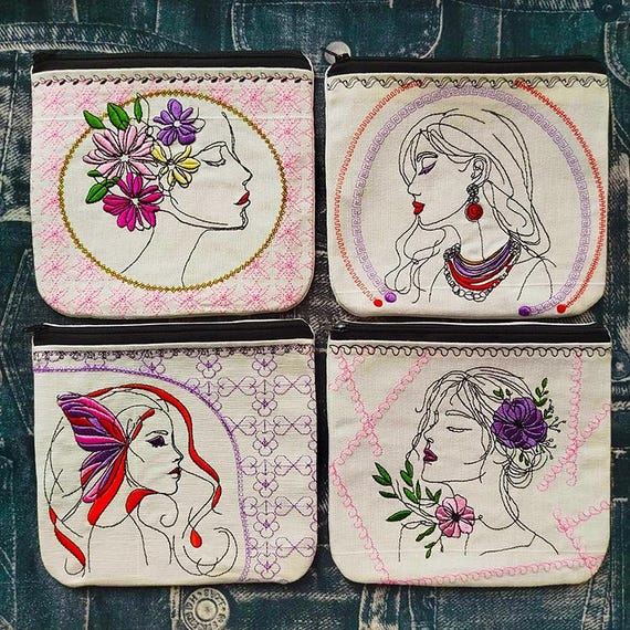 ITH Oh so girly purses Machine embroidery designs - Instant download file